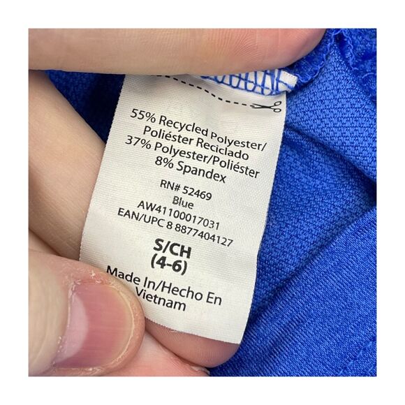 Athletic Works Running Shirt Women's Small Blue Stretch Long Sleeve Workout - Picture 7 of 7